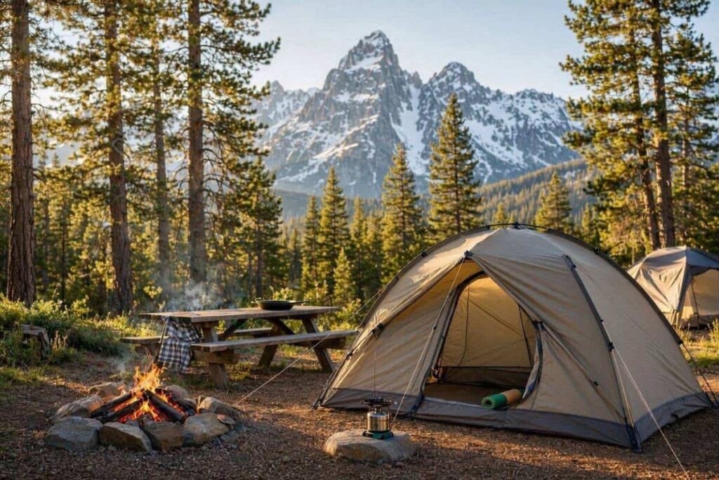 Camping at Grand Teton National Park