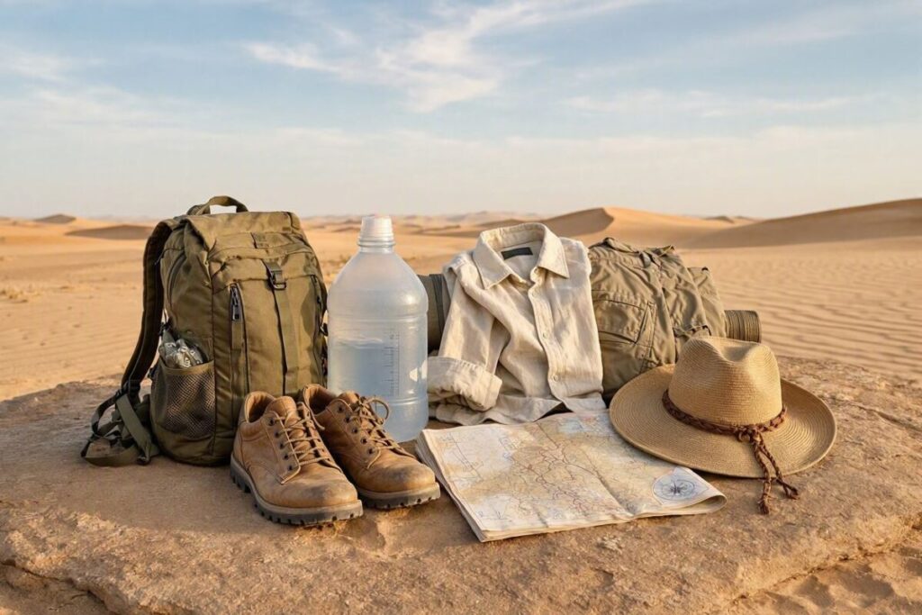 Death Valley National Park packing list