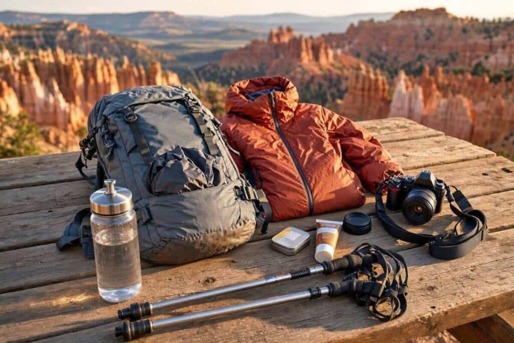 Bryce Canyon National Park packing list