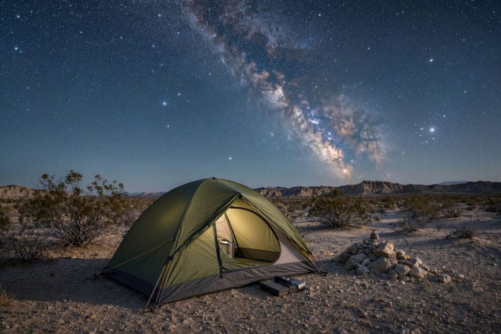Camping at Death Valley National Park